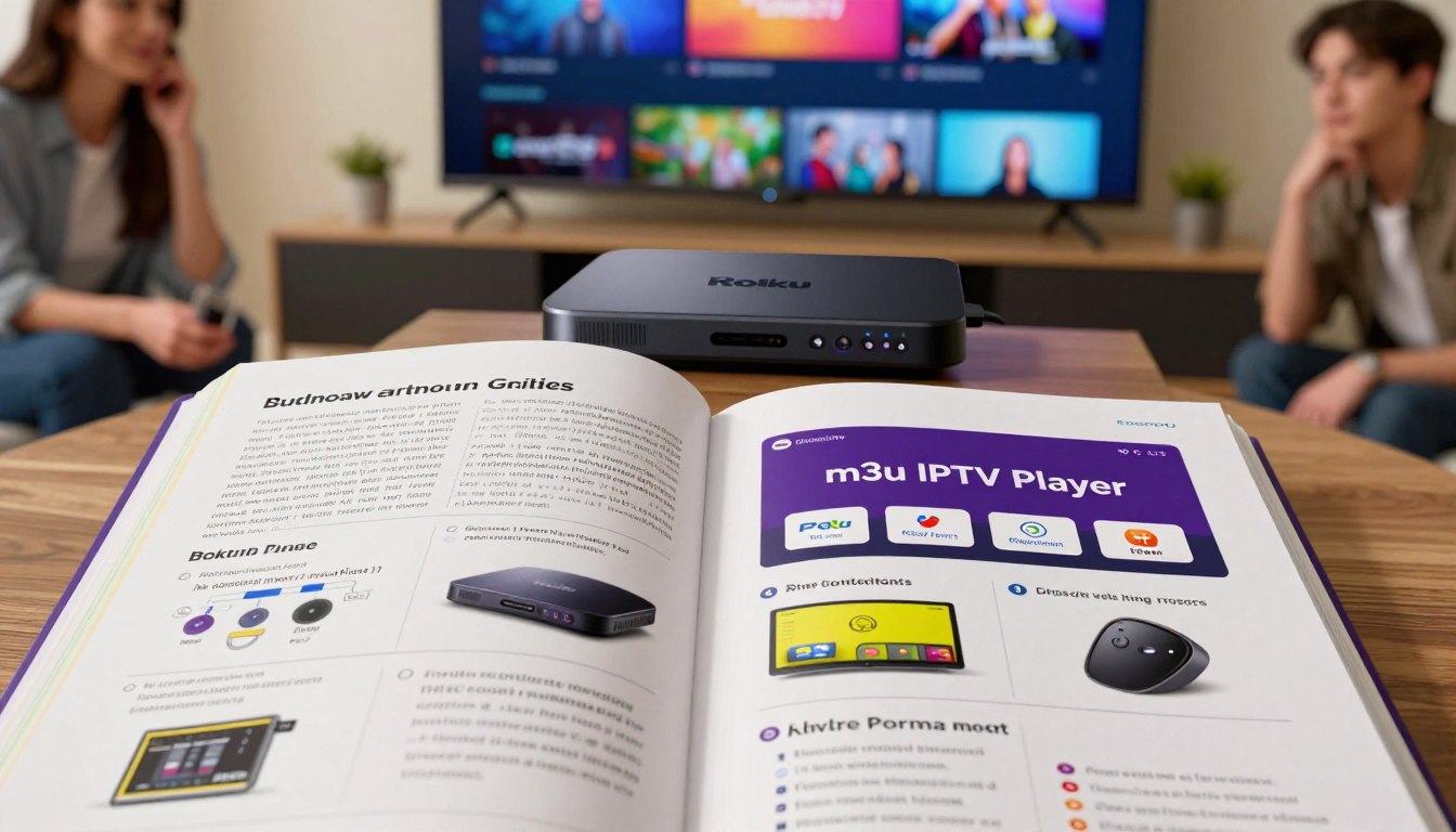 How to install m3u IPTV player on Roku